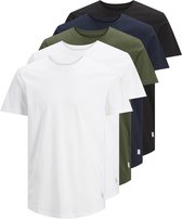 Lot de 5 T-shirts homme Jack & Jones - couleur col rond - M