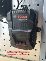 Houder Voor Bosch GAL 3680 CV Oplader - Wandbevestiging - Wall Mount - ! OPLADER NIET INBEGREPEN ! - AUB Beschrijving lezen!