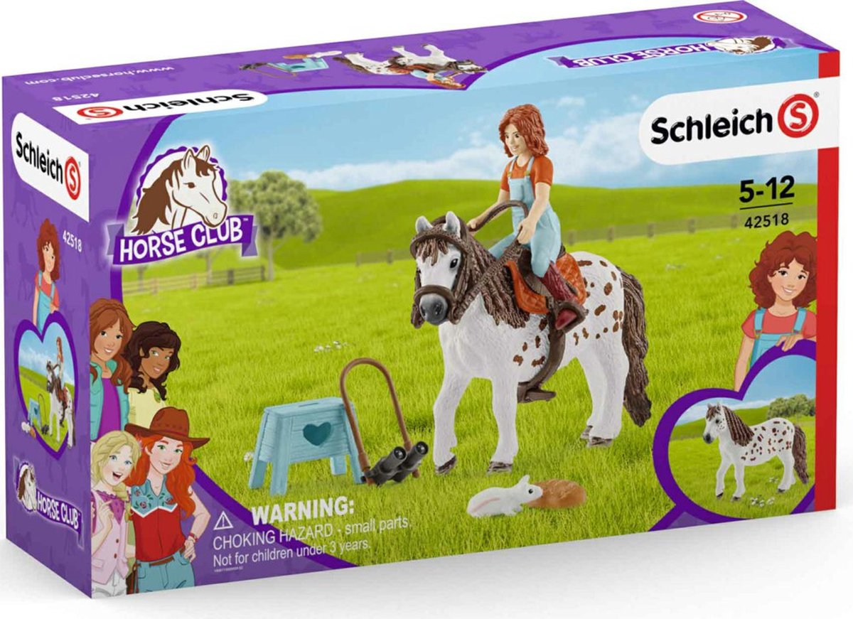schleich HORSE CLUB - Mia & Spotty - Speelfigurenset - Kinderspeelgoed voor Jongens en Meisjes - 9 Onderdelen — afbeelding 22