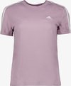 Adidas W3S dames sport T-shirt paars - Maat S