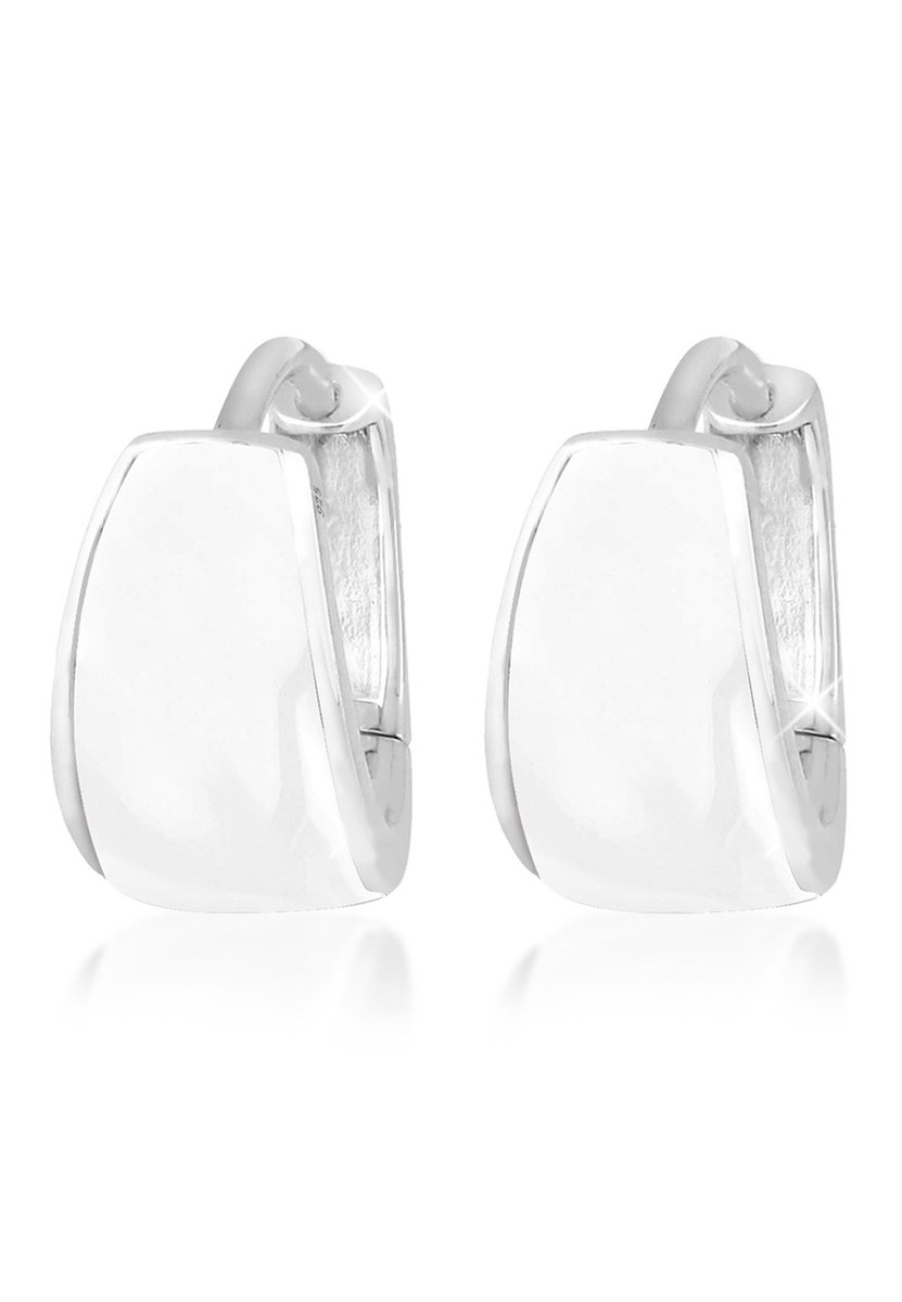 Elli - Oorbellen - Dames Elegant met Emaille in 925 Sterling Zilver - Dames