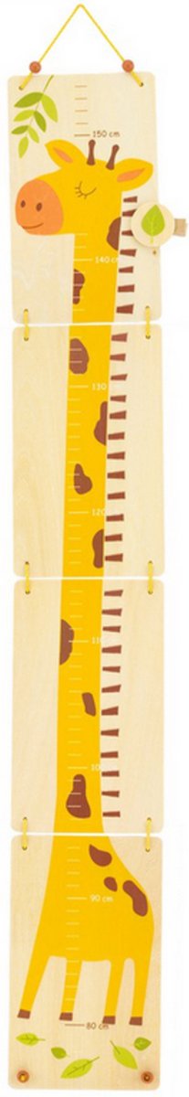 Groeimeter Giraf- houten groeimeter- kinderkamer-peuterkamer-safari
