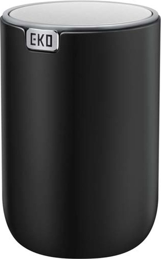 EKO - Fandy Tafelafvalbak 1,5 liter - Plastic - zwart - Prullenbak