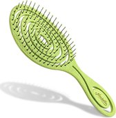 Organische Ontklit Haarborstel voor Dames, Heren en Kinderen - Stijlborstels voor Krullend, Steil en Nat Haar - Spiraal Haarborstel