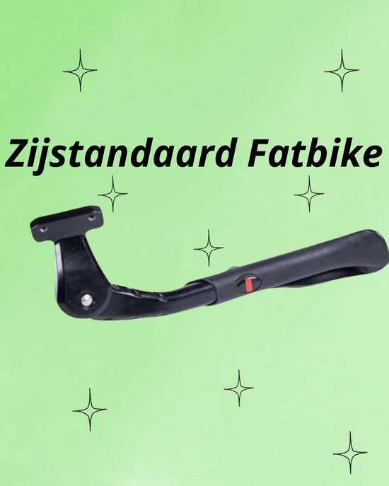 Zijstandaard fatbike - fiets - 20 inch - 20' - Verstelbaar - Extra Stevig - Sache Bikes - Zijstandaard - V8 - H9 - Ouxi - Qmwheel V20 - V30 - EB2 - EB3 -EB4 - EB8 - Fatbike kickstand