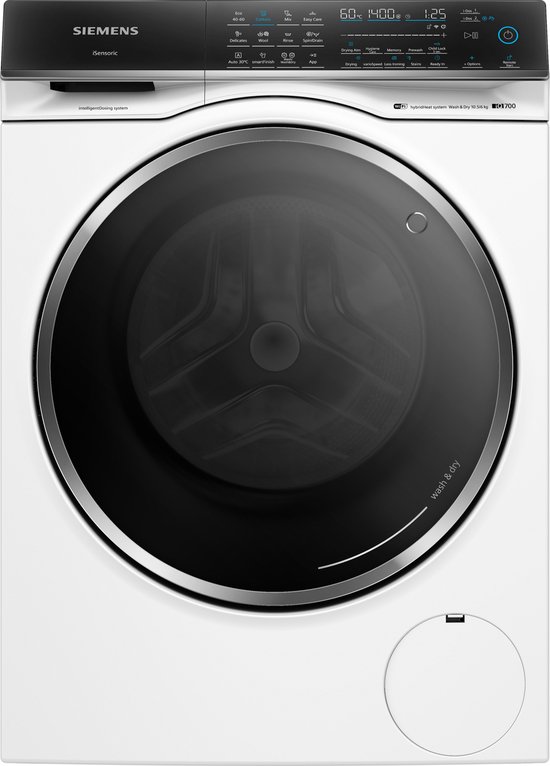 Siemens WN54C2A0EU - iQ700 - Was-droogcombinatie - 10.5/6 kg - Automatisch doseren - ENG Display