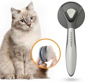 Brosse professionnelle pour chat et brosse pour chien - Épilateur pour animaux de compagnie - Peigne pour chat et peigne pour chien en 1 - Épilateur pour chat