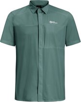 Jack Wolfskin Vandra S/S Shirt M - Outdoorblouse - Heren - Jade green - Maat XL