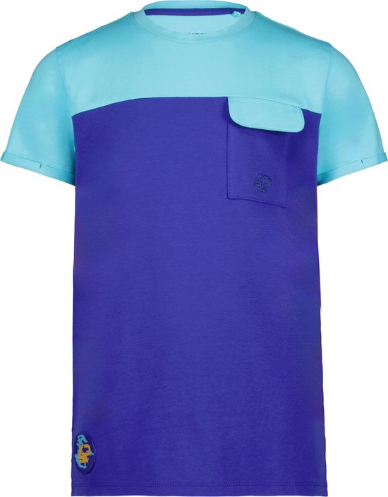 4PRESIDENT T-shirt jongens - Clematis Blue - Maat 128