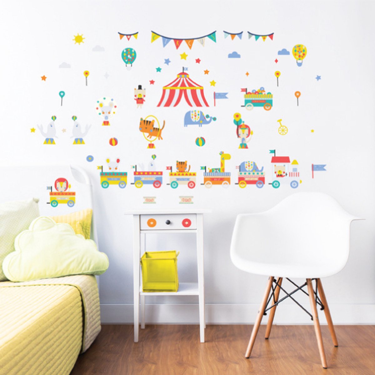 Muurstickers Circus - Walltastic - Wall_stickers - Multicolor - Vinyl