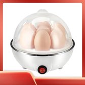 Primegoody Eierkoker - Eierkoker - Eierkoker Elektrisch - Eierkoker Voor 7 Eieren - Eierkoker Met Timer - Wit
