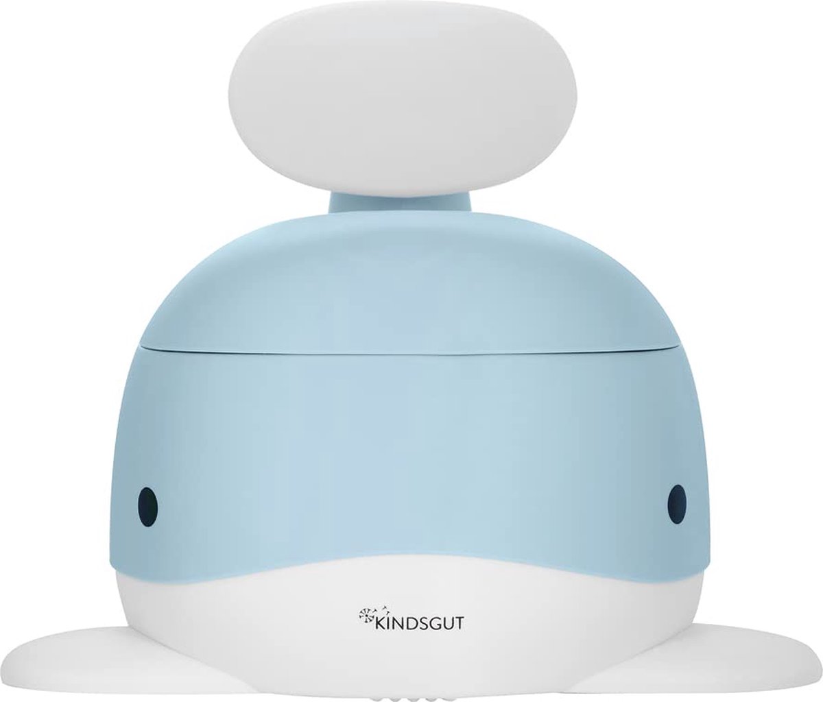 Goedkoopste Kinderpotje, babypot toilet/toilet, kindvriendelijk walvisdesign en subtiele kleuren, toilettraining, lichtblauw