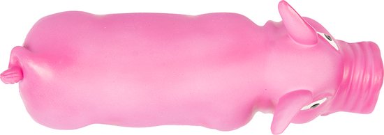 Duvoplus - Speelgoed Voor Dieren - Hond - Latex Knorrend Varken 15cm Roze - 1st