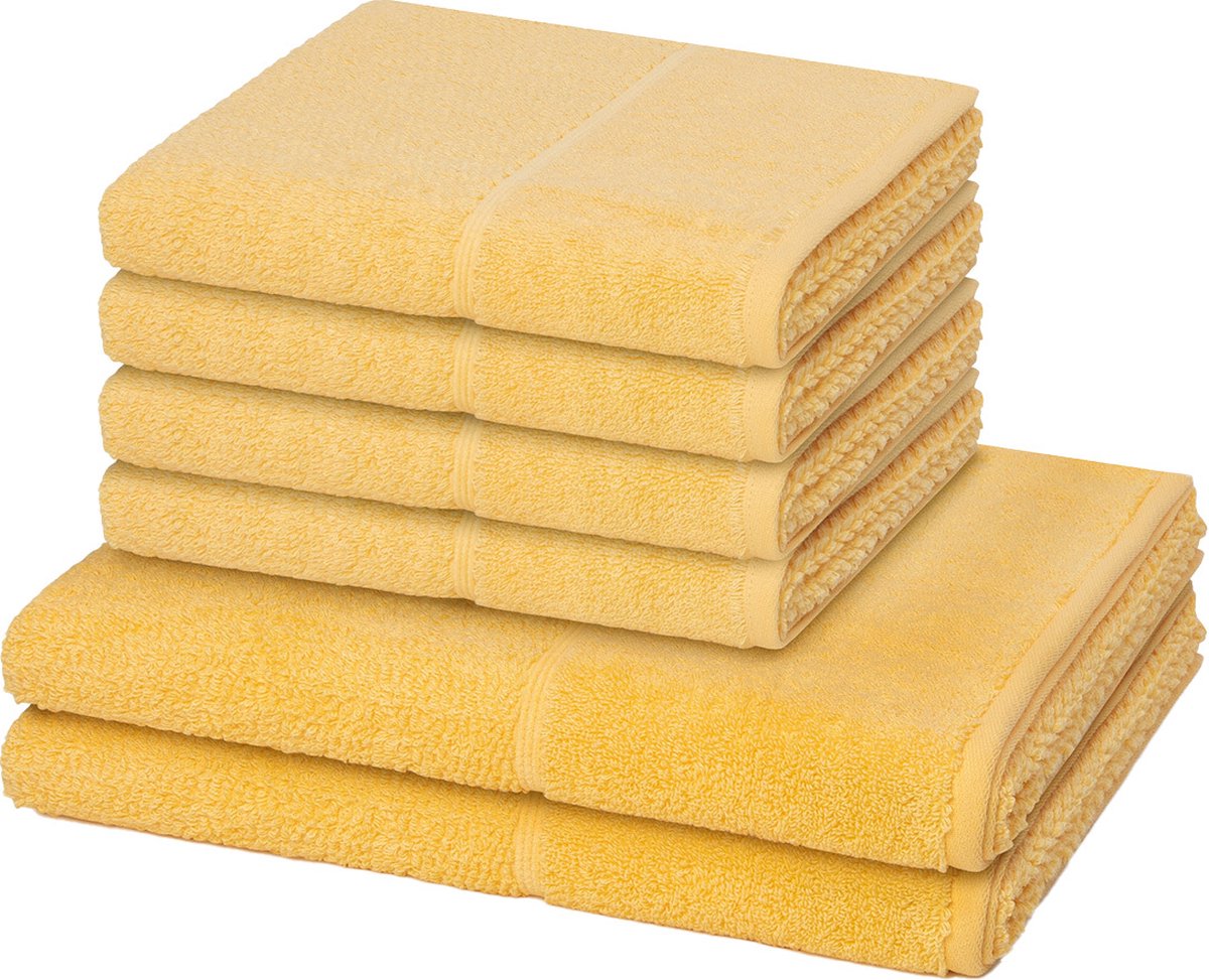 Möve for frottana Sonstiges 4 X handdoek 2 X douchehanddoek - in set 6 pack Pearl