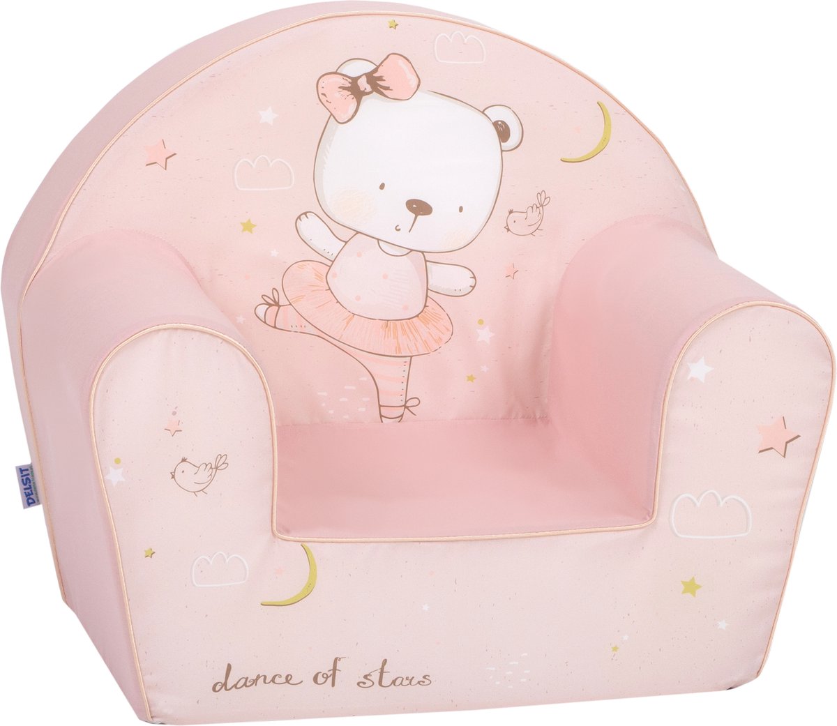Peuterstoel dansende beer - kinderzetel - kindersofa - kinderfauteuil - kinderbank - kinderstoel - speelgoed 1 jaar - Gomoor