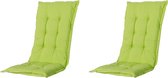 Madison - Kussen lage rug Panama lime - 105x50 - Groen - 2 Stuks