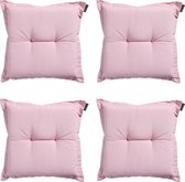 Coussin d'assise Madison - Universel - Panama Soft Pink - 50x50 - Rose - 4 Pièces