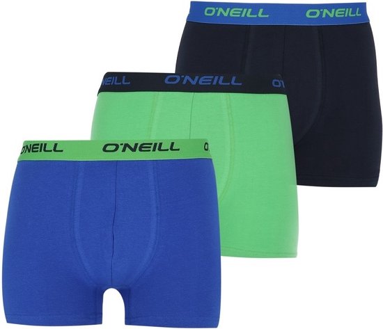 O'Neill - Heren Boxershorts 3-pack - blauw groen - maat xl
