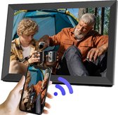 WiFi Digitale Fotolijst - HD Afbeeldingen - Automatische Diavoorstelling - Groot Display - Draadloos Delen - 10.1 Inch