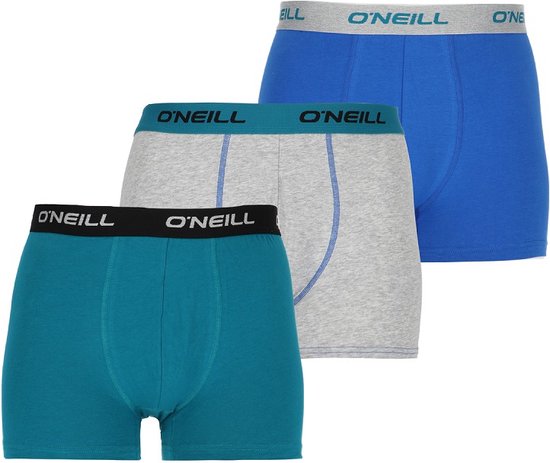 O'Neill - Lot de 3 Boxers homme - bleu océan - taille s