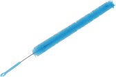 Gerimport Radiatorborstel - flexibel - kunststof - blauw - 72 cm - schoonmaakborstel/rager verwarming