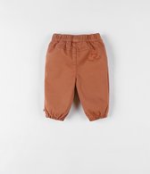 Broek van twill, karamel