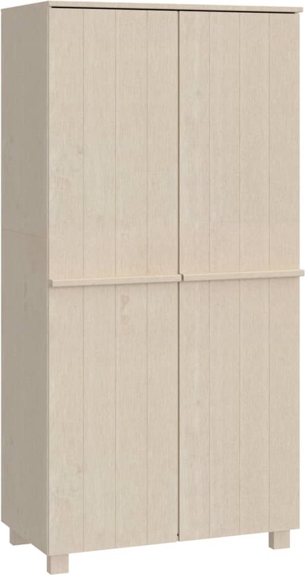 vidaXL-Kledingkast-HAMAR-89x50x180-cm-massief-grenenhout-honingbruin