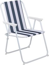 Lifetime Garden Klapstoel - Strandstoel Inklapbaar - Vouwstoel 51 x 46 x 76 cm - Multifunctionele Campingstoel - Makkelijk mee te Nemen - Visstoeltje Opvouwbaar - Antraciet/ Wit