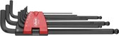 Vigor V4942 Inbus Haakse schroevendraaierset 1.5 mm, 2 mm, 2.5 mm, 3 mm, 4 mm, 5 mm, 6 mm, 8 mm, 10 mm