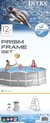 Intex Prism Frame™ Premium Pool Set - Opzetzwembad - Ø 366 x 99 cm