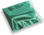 Folie Enveloppen - 160x160 mm - Groen transparant - 100 stuks