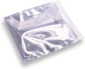 Folie Enveloppen - 160x160 mm - Zilver transparant - 100 stuks