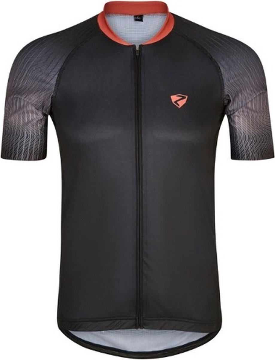 Ziener NELOS Fietshirt Heren Zwart - Maat 54