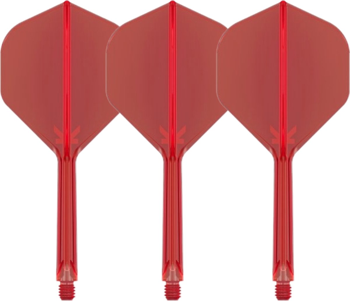 Target K-Flex Red NO2 - Dart Flights - Medium