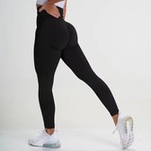 Shapetape High waist sportlegging - Maat XL - Zwart - sportbroek - squat proof - sportkleding dames - Yoga kleding dames - hardloopbroek dames - yoga legging dames - Tiktok legging