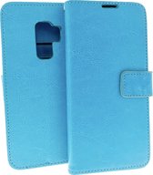 Bookcase Geschikt voor: Samsung Galaxy A6 Plus 2018 - Turquoise - portemonnee hoesje