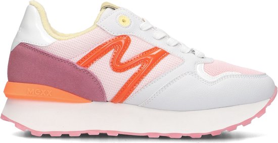 Sneaker Juju Dames - Wit / Roze - Maat 38