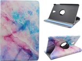 Samsung Galaxy Tab A 10.1 Hoesje (Tab A 2019 T510/T515) - Draaibare Tablet Met Print - Uni Marmer