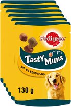 Pedigree Tasty Minis - Hondensnacks - Kip en Eend - 6 x 130g Voordeelverpakking