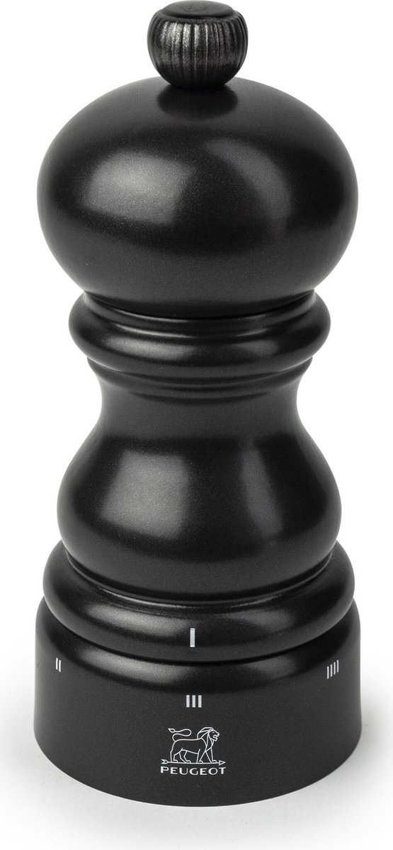 Peugeot Paris Pepermolen 12 cm - Satijnzwart - u'select
