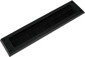 Benson Brievenbusborstel - zwart - kunststof - 340 x 79 x 7 mm - tochtwering/tochtafsluiter