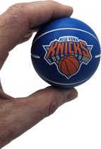 Wilson NBA Dribbler New York Knicks Mini Ball WTB1100PDQNYK, Unisex, Blauw, basketbal, maat: One size