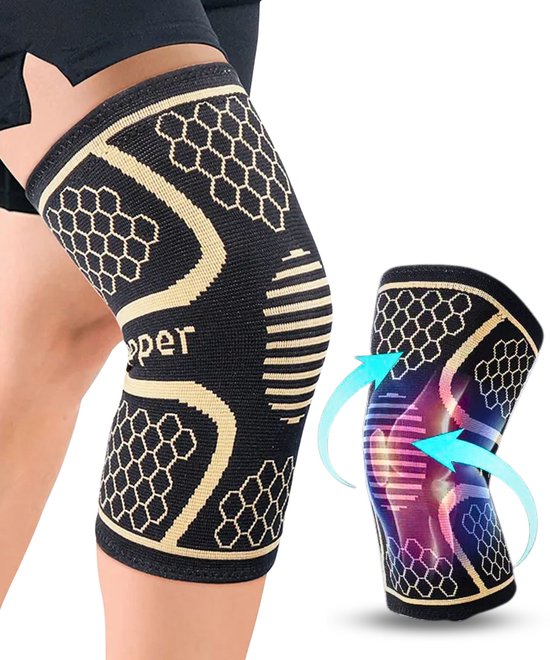 KANGKA Kniebrace Maat M – Patellabrace – Knieband – Kniebandage – Kniebescherming – Knee Sleeves - Kniebraces Dames en Heren