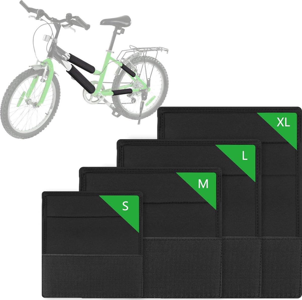 Cosmos Lot de 2 housses de pédales de vélo en néoprène pour protection contre les dommages et les rayures