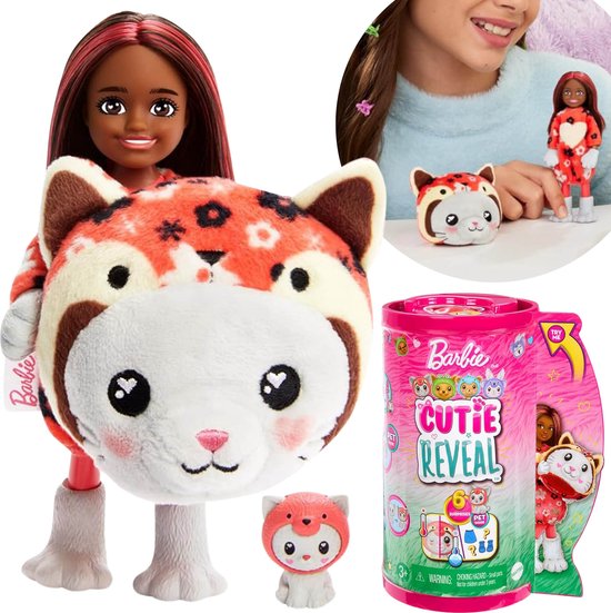 Foto: Barbie cutie reveal chelsea pop panda katje huisdier