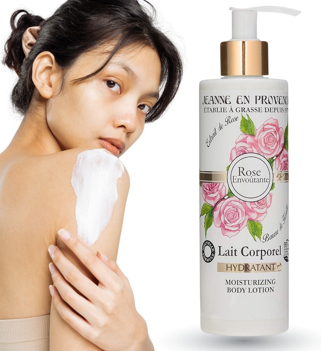 Goedkoopste Jeanne en Provence - Betoverende Roos Hydraterende Bodymilk met Rozengeur 250ml