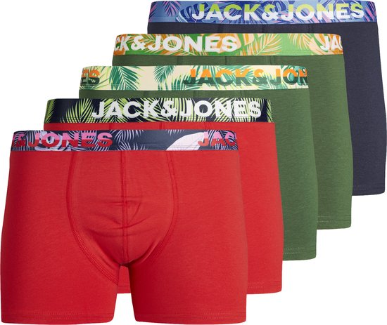 JACK&JONES JACPAW TRUNKS 5 PACK Heren Onderbroek - Maat L
