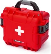 Nanuk 908 Case 908 empty – w/First Aid Logo - Red