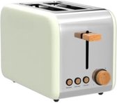 Gratyfied - Retro broodrooster - Retro keuken producten - Retro tosti apparaat - 18,5D x 28,5B x 16H cm - 1,25 kg - Groen