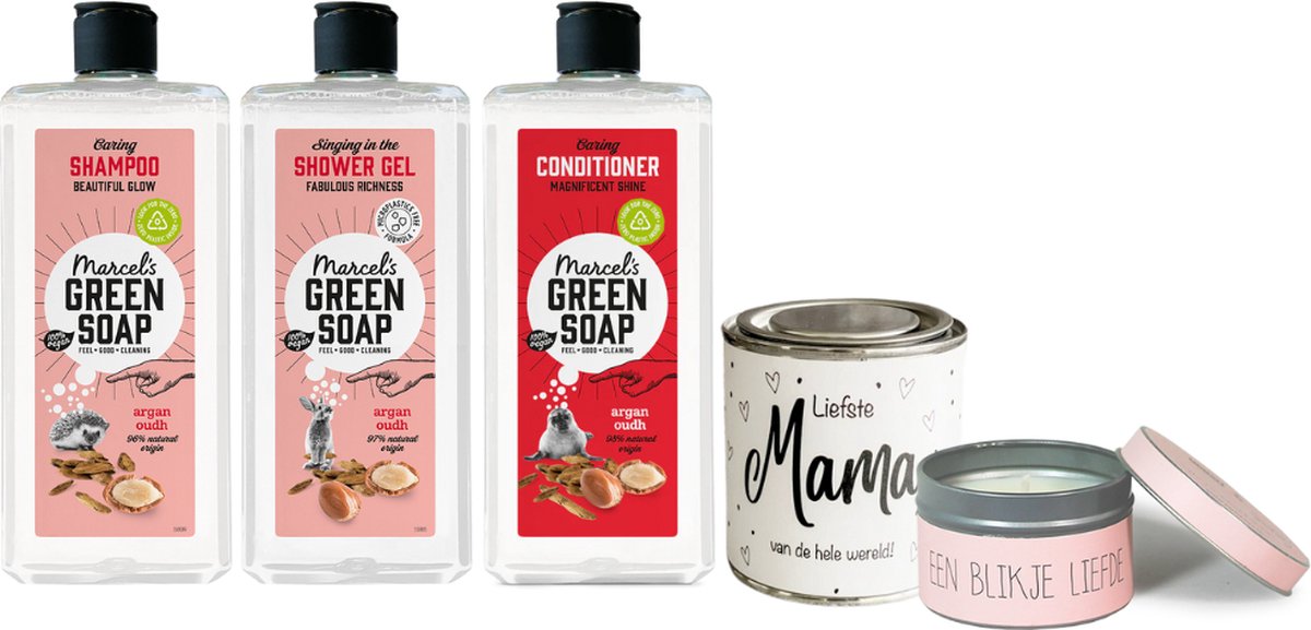 Goedkoopste Marcel's Green Soap Cadeauset Argan & Oudh Mama